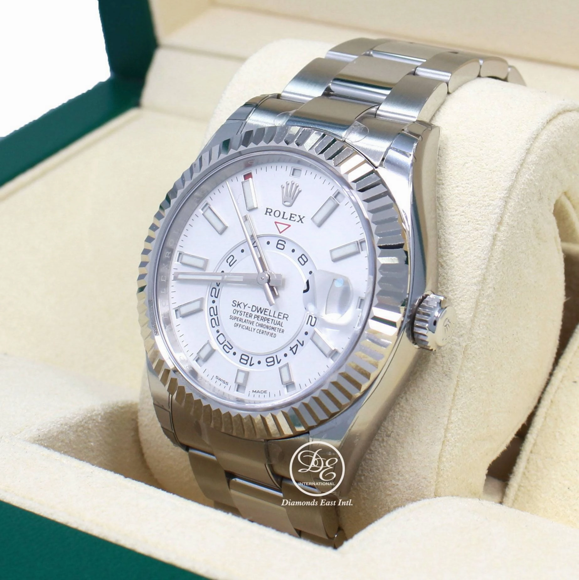 Rolex Sky-Dweller stainless steel  326934 WHTSO UNWORN