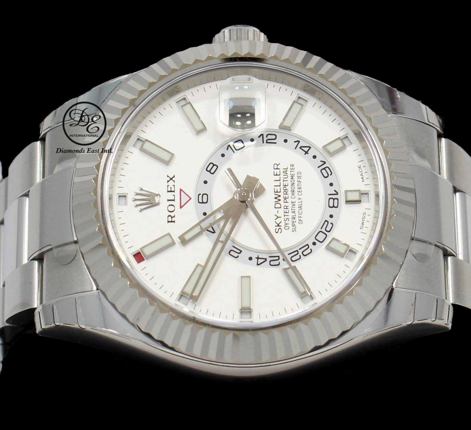 Rolex Sky-Dweller stainless steel  326934 WHTSO UNWORN