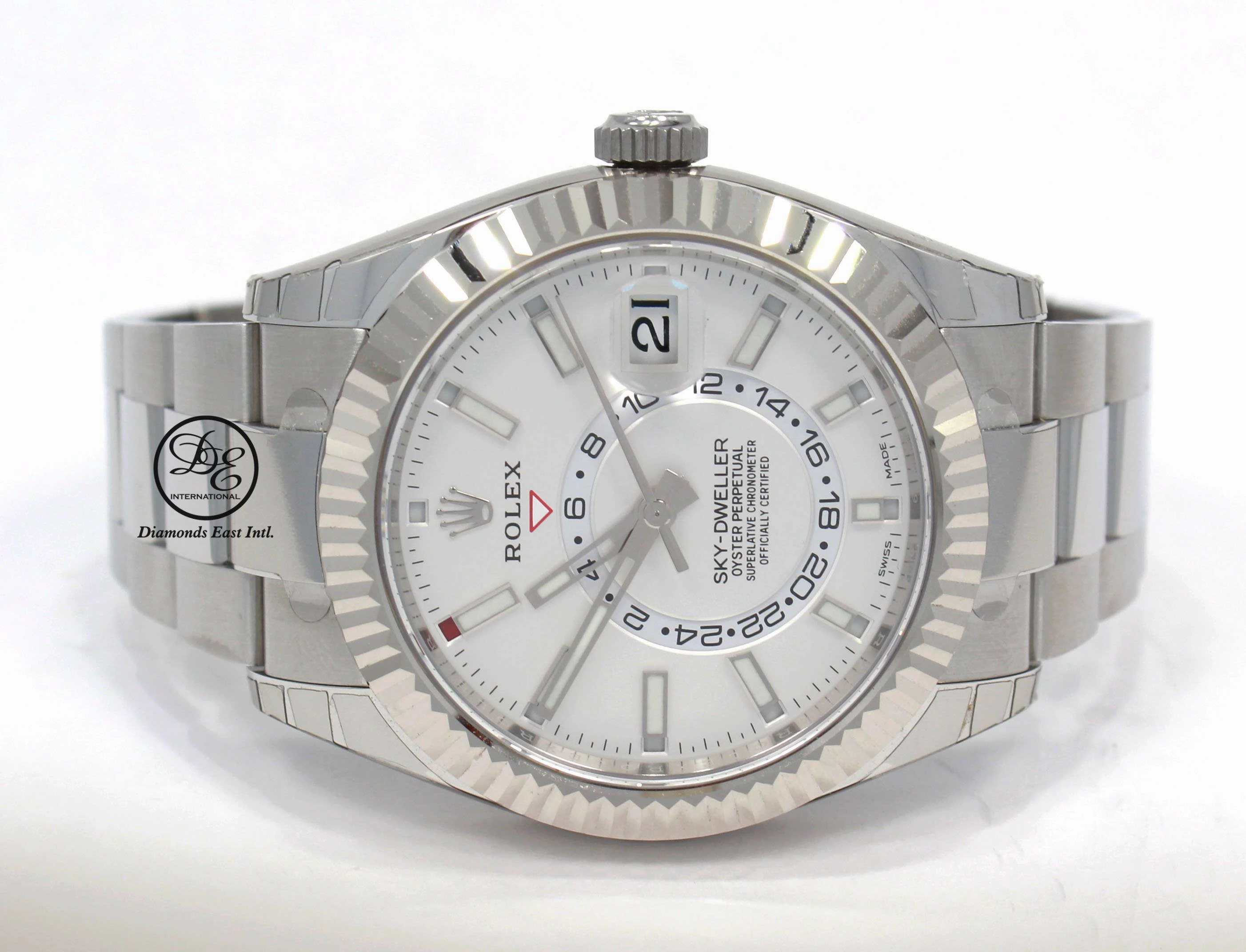 Rolex Sky-Dweller stainless steel  326934 WHTSO UNWORN