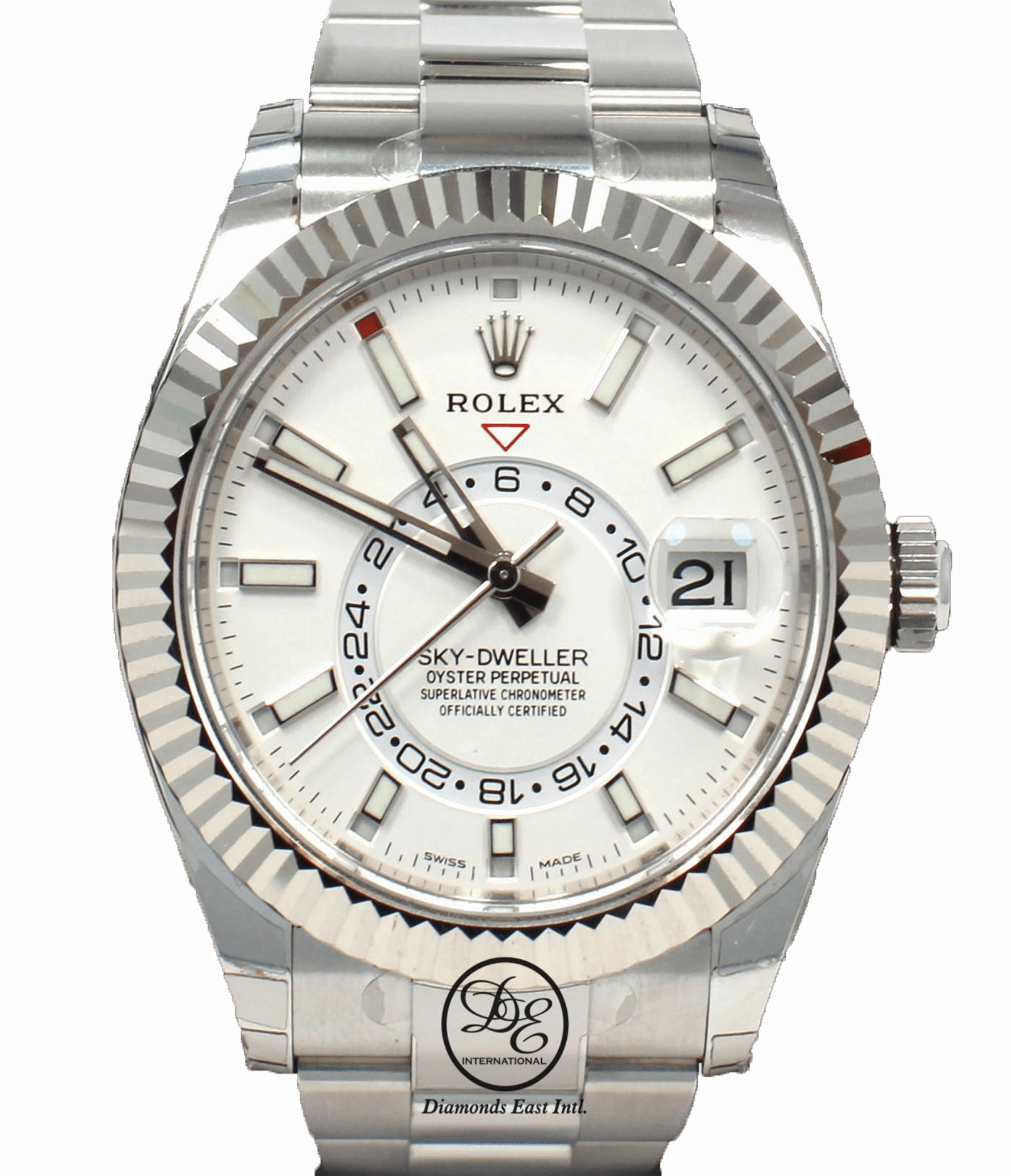 Rolex Sky-Dweller stainless steel  326934 WHTSO UNWORN