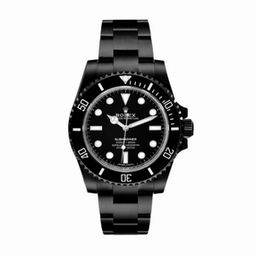 Rolex Submariner 40mm - Ref: 114060-0002 (PVD) - Black Dial, Black PVD Stainless Steel Oyster Bracelet Watch
