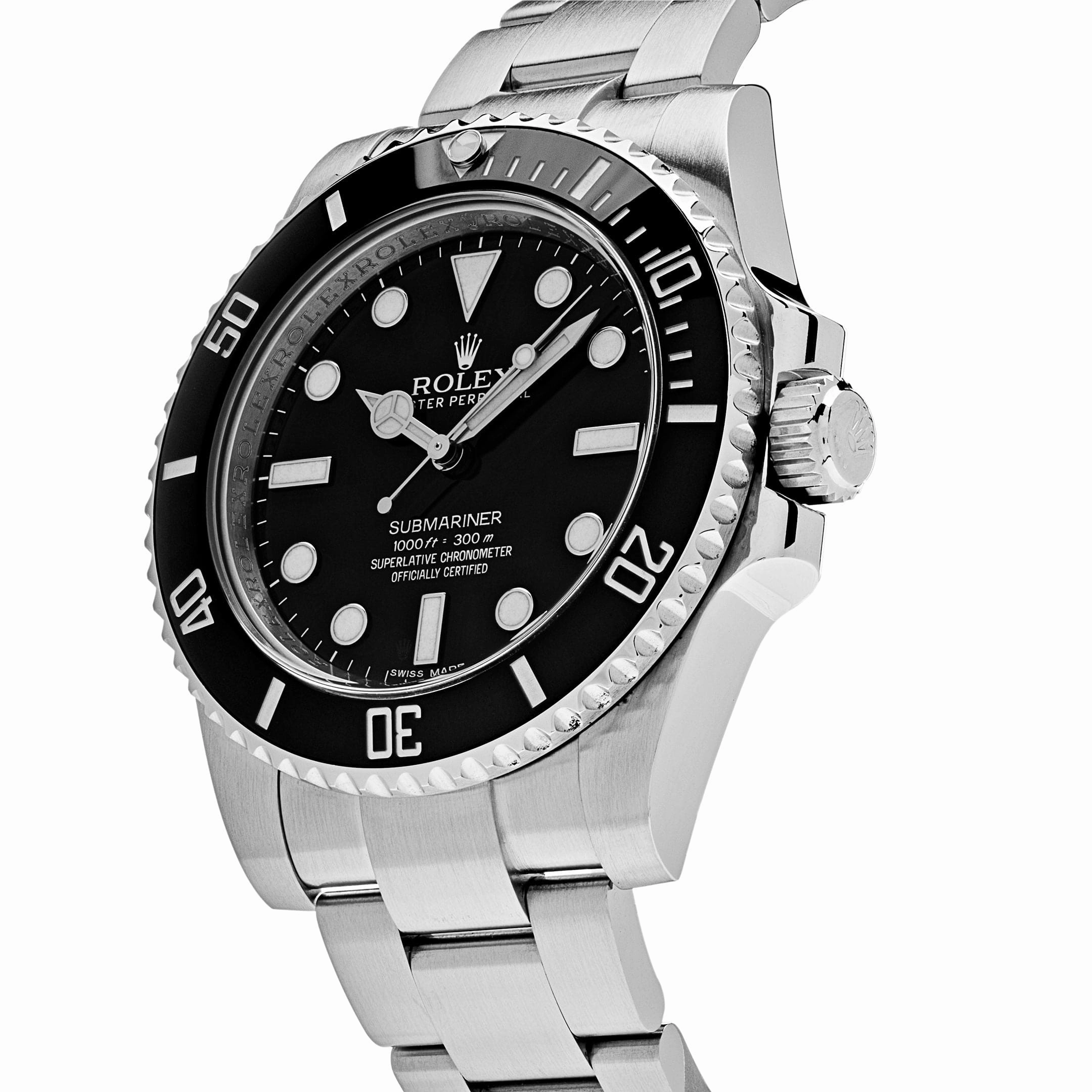 Rolex Submariner No Date 114060 Stainless Steel Black Dial