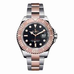 Rolex Yachtmaster 40mm - Ref: 126621-0002 - Black Dial, Two Tone Stainless Steel & 18K Rose Gold Oyster Bracelet Men's Watch
