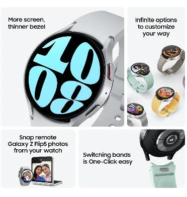 SAMSUNG GALAXY WATCH 6 44MM SMARTWATCH GRAPHITE