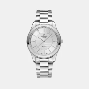 Seapair Women Quartz Silver Dial Analog Stainless Steel Watch 20335.41.21