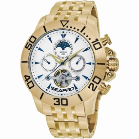 Seapro Men's Watch - Montecillo Automatic Silver Dial Plated Steel Bracelet | SP5134