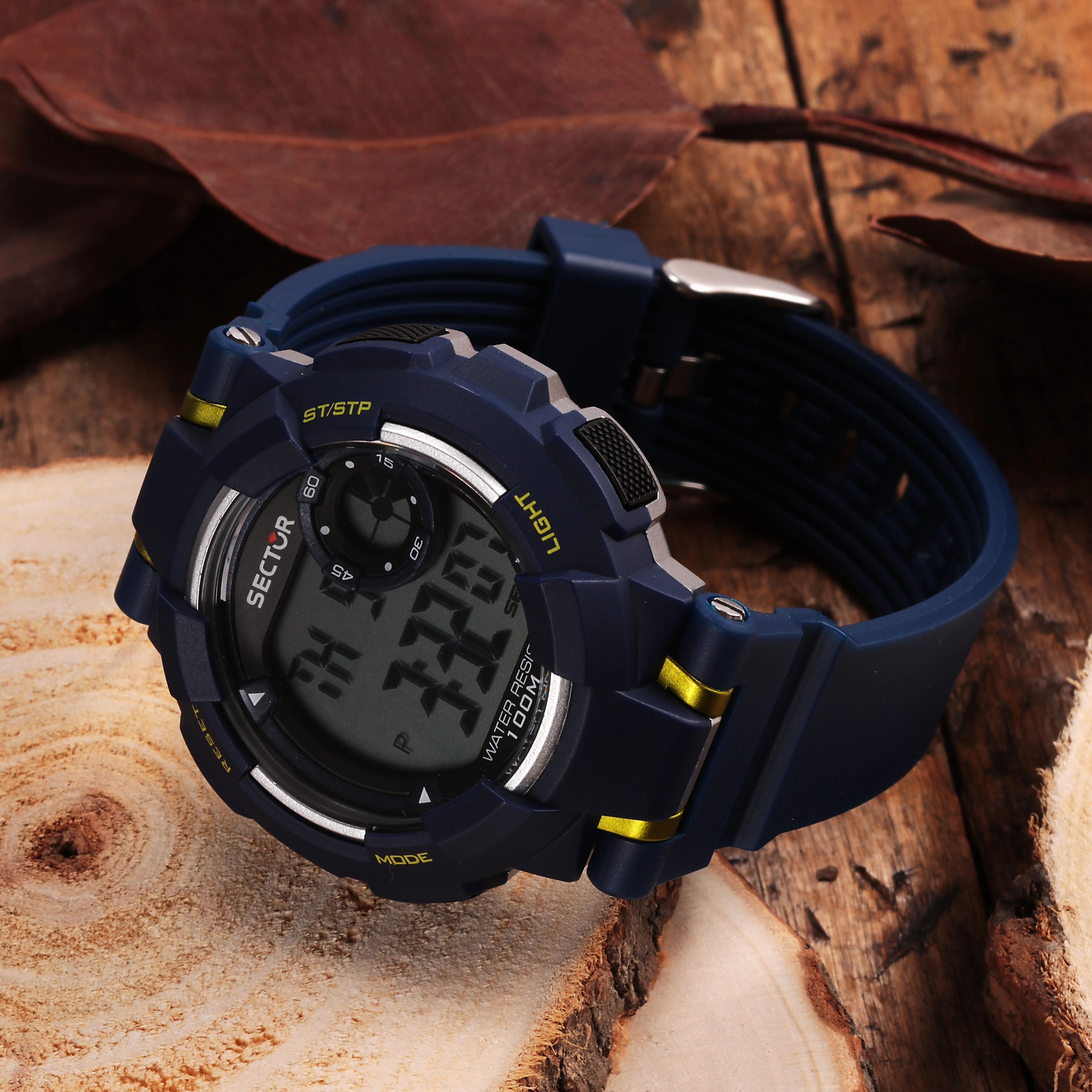 Sector Ex-36 Blue Digital Watch R3251283002