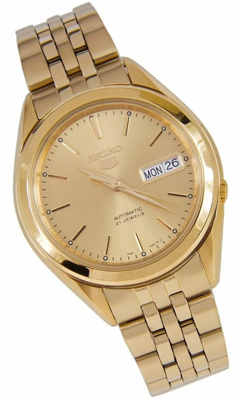 Seiko 5 SNKL48K1 Gold Stainless Automatic Watch Men