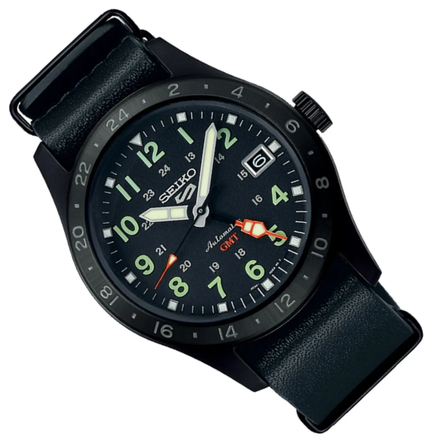 Seiko 5 Sports SSK025K1 GMT Field Deception Automatic Watch for Men