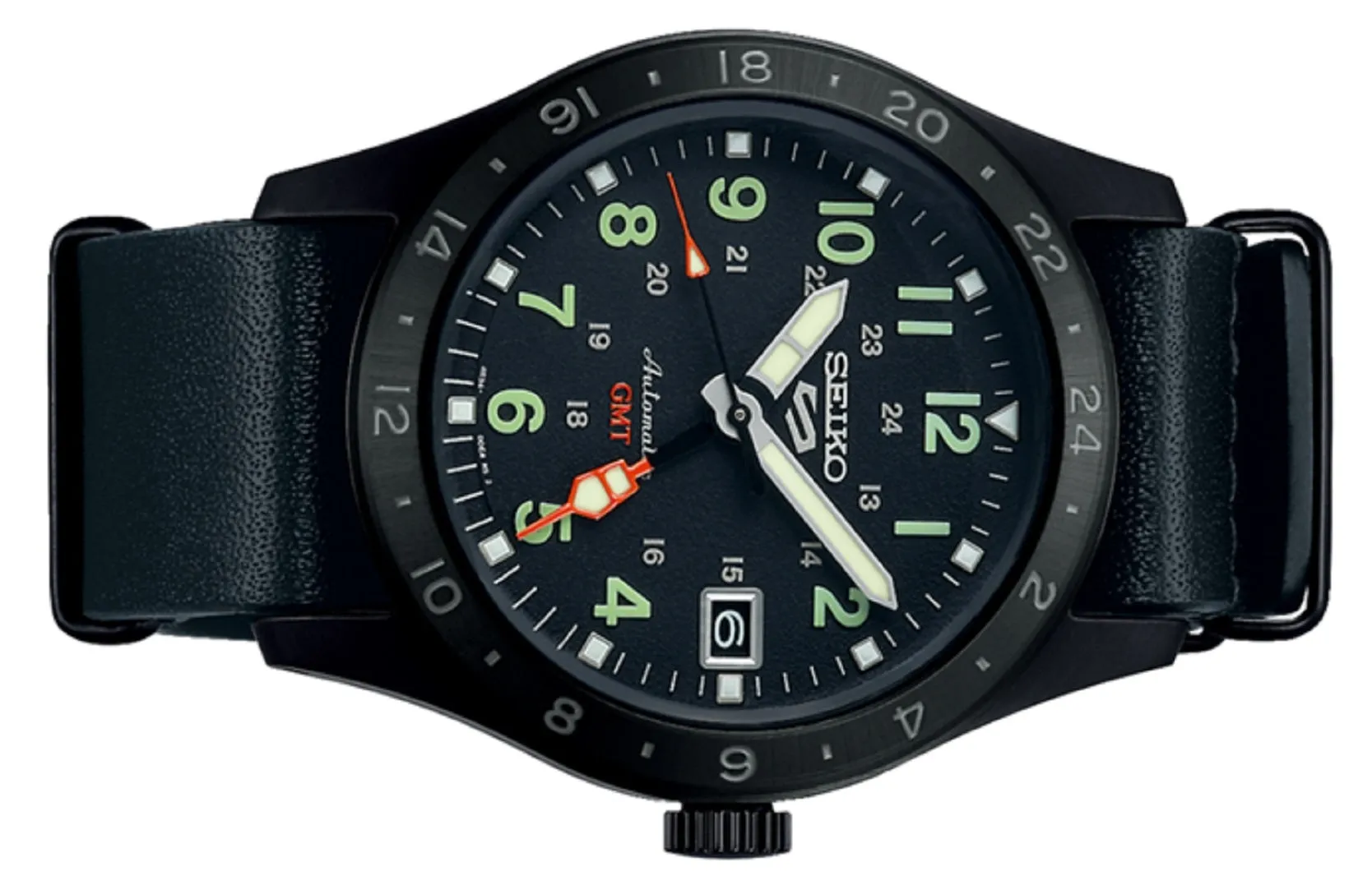Seiko 5 Sports SSK025K1 GMT Field Deception Automatic Watch for Men