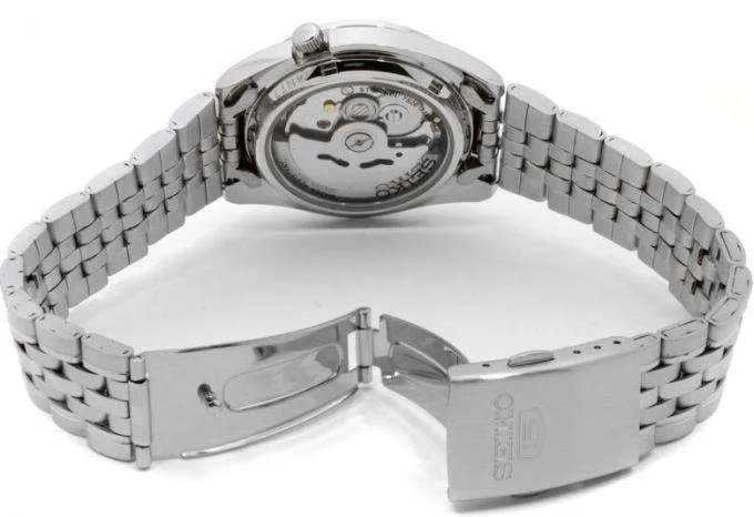SEIKO SNK375K1 Automatic Silver Stainless Steel Watch for Men