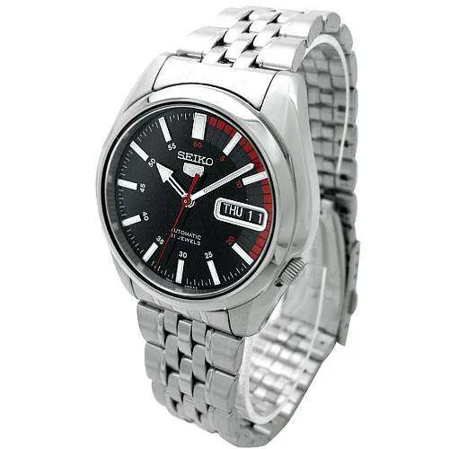 SEIKO SNK375K1 Automatic Silver Stainless Steel Watch for Men