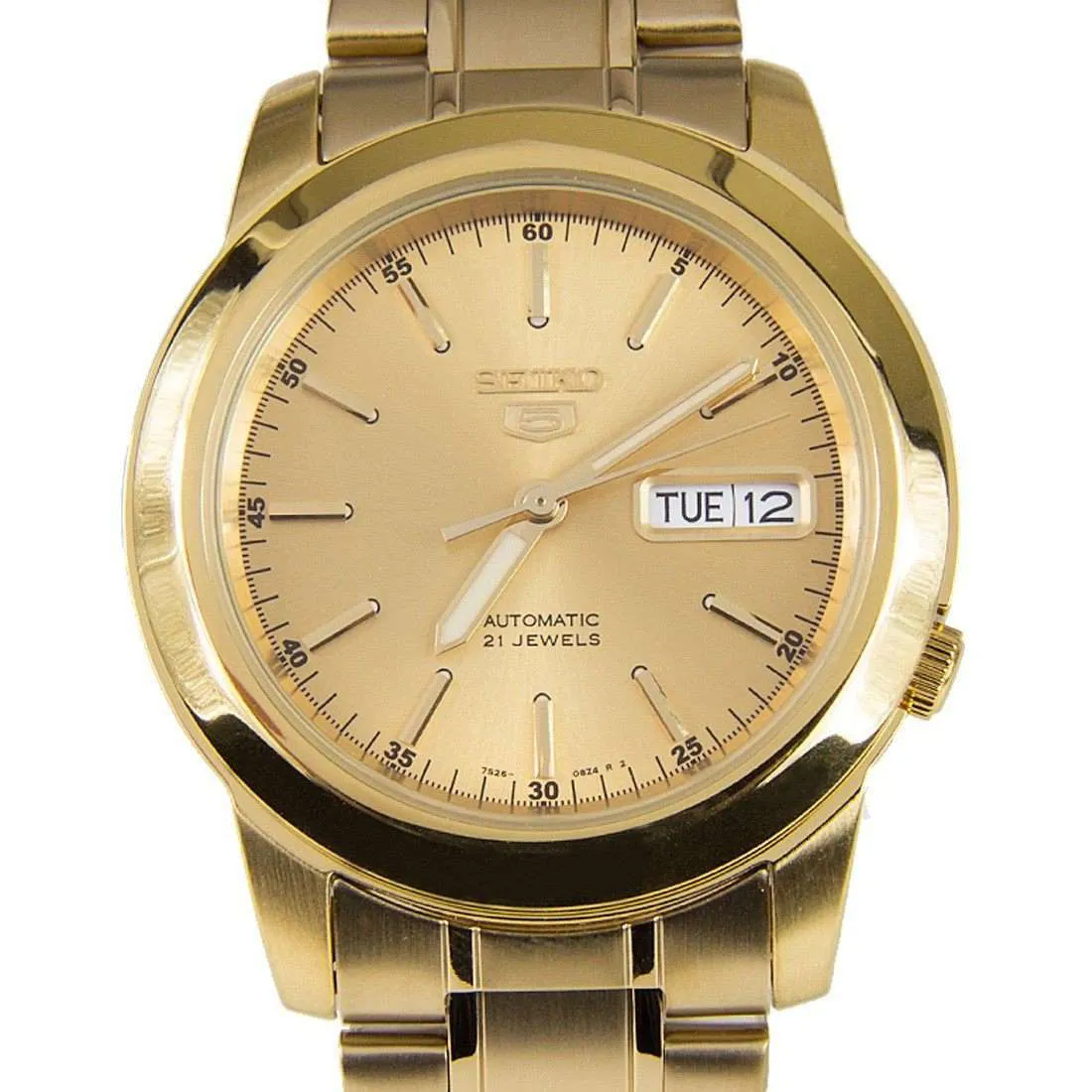 SEIKO SNKE56K1 Automatic Gold Stainless Steel Watch for Men