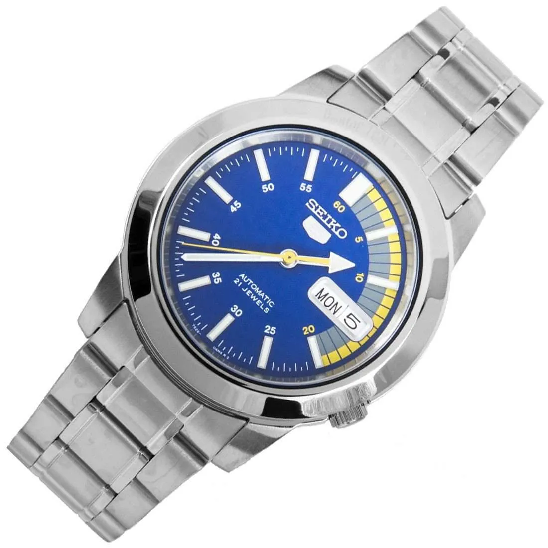 SEIKO SNKK27K1 Automatic Silver Stainless Steel Watch for Men-