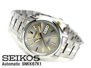 SEIKO SNKK67K1 Automatic Silver Stainless Watch for Men