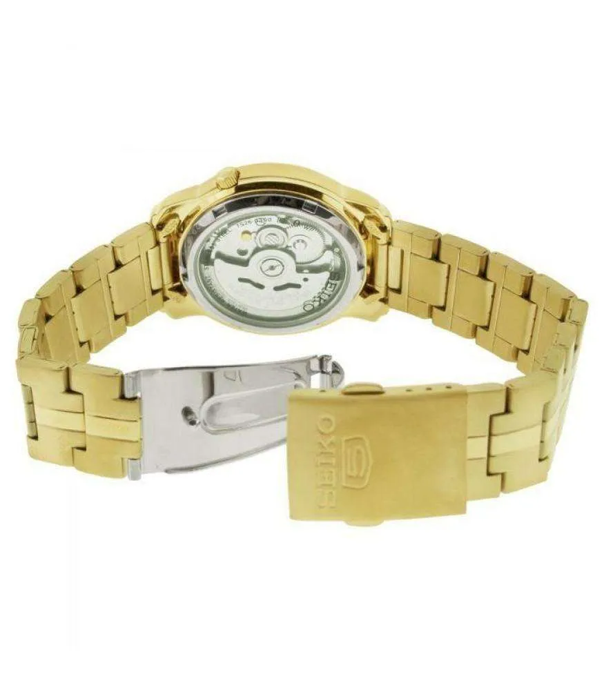 SEIKO SNKK86K1 Automatic Gold Plated Stainless Steel Watch for Men-
