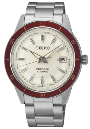 Seiko SRPH93J Presage Style 60s Automatic Watch Men