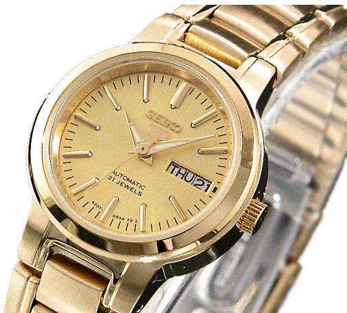 SEIKO SYME46K1 Automatic Gold Stainless Steel Watch for Women