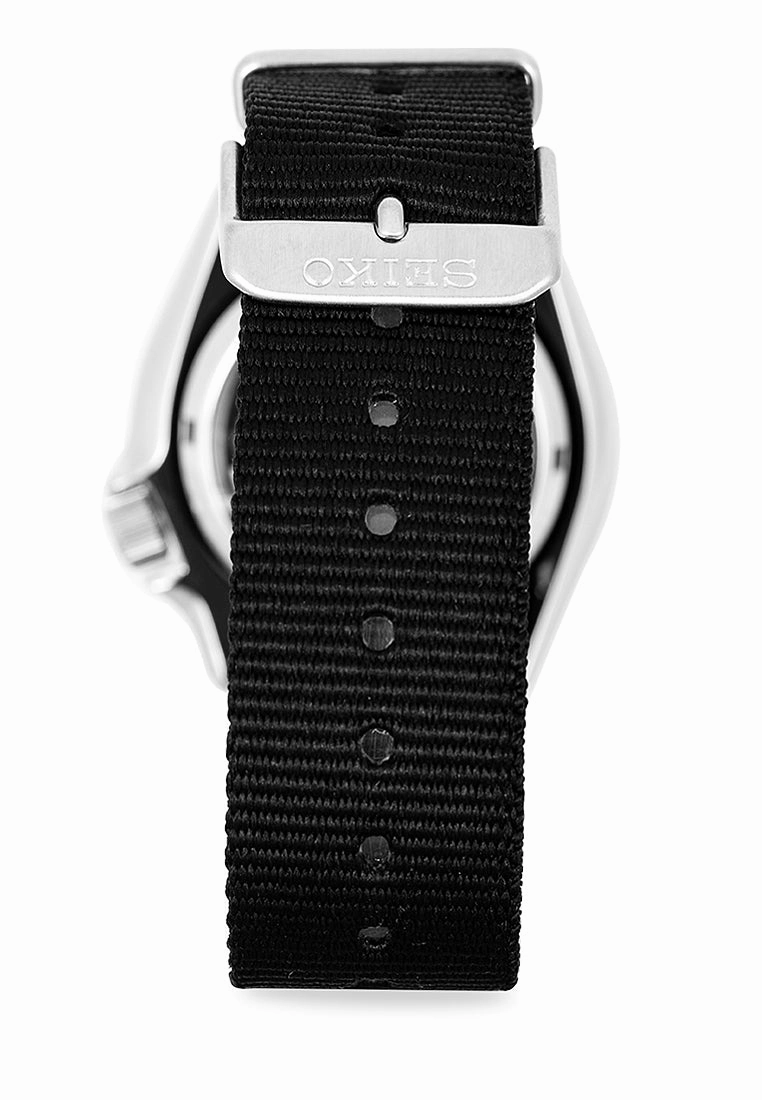 Seiko 5 SRPD55K3 Sports  Black Nylon Strap Automatic Watch for Men