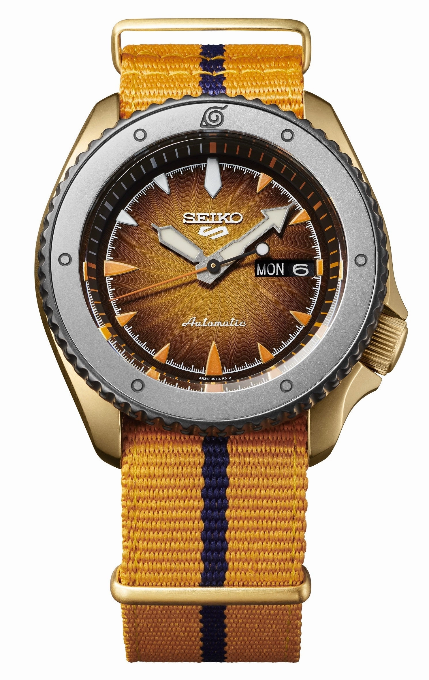 Seiko 5 SRPF70K1 Naruto Series Naruto Uzumaki Limited Edition Automatic Watch for Men's