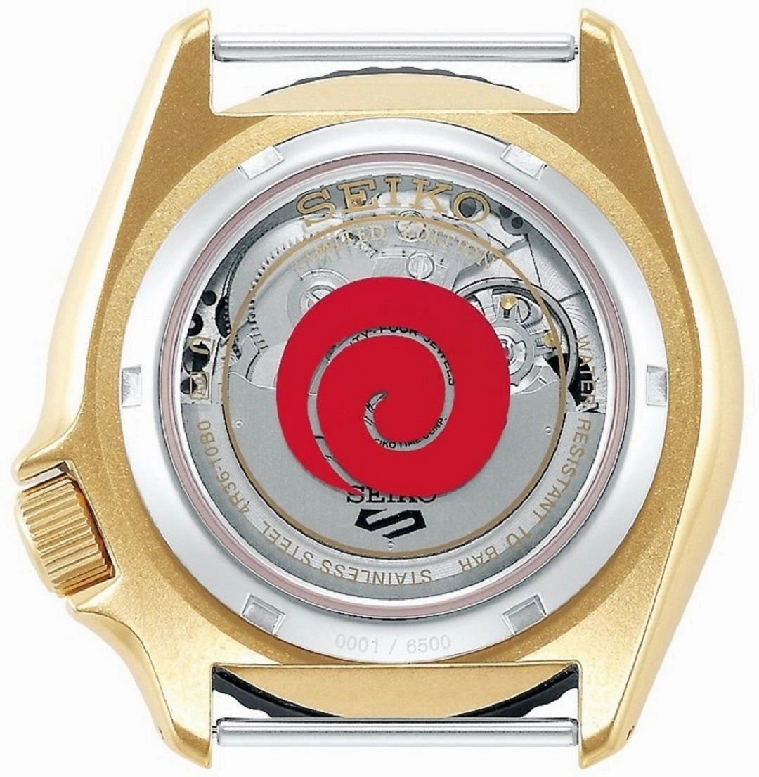 Seiko 5 SRPF70K1 Naruto Series Naruto Uzumaki Limited Edition Automatic Watch for Men's