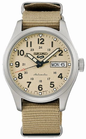 Seiko 5 SRPJ83K1 Sports Desert Kit Midfield Sports Style Automatic Watch for Men