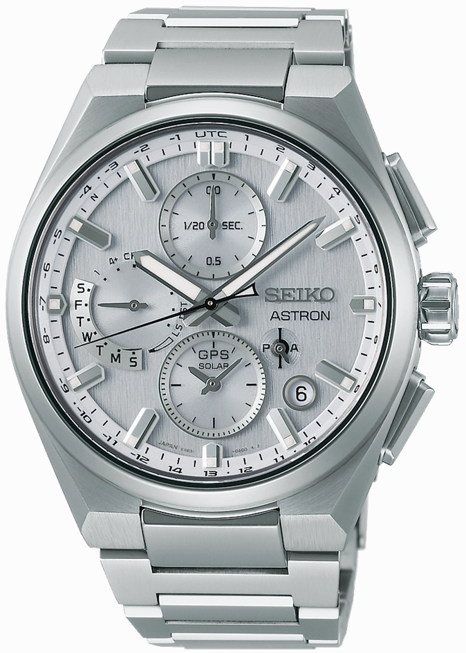 Seiko Astron GPS Solar Dual Time Chronograph Watch