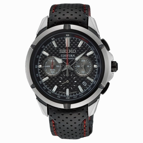 Seiko Coutura Carbon Fibre Dial Chronograph Watch SSB437P