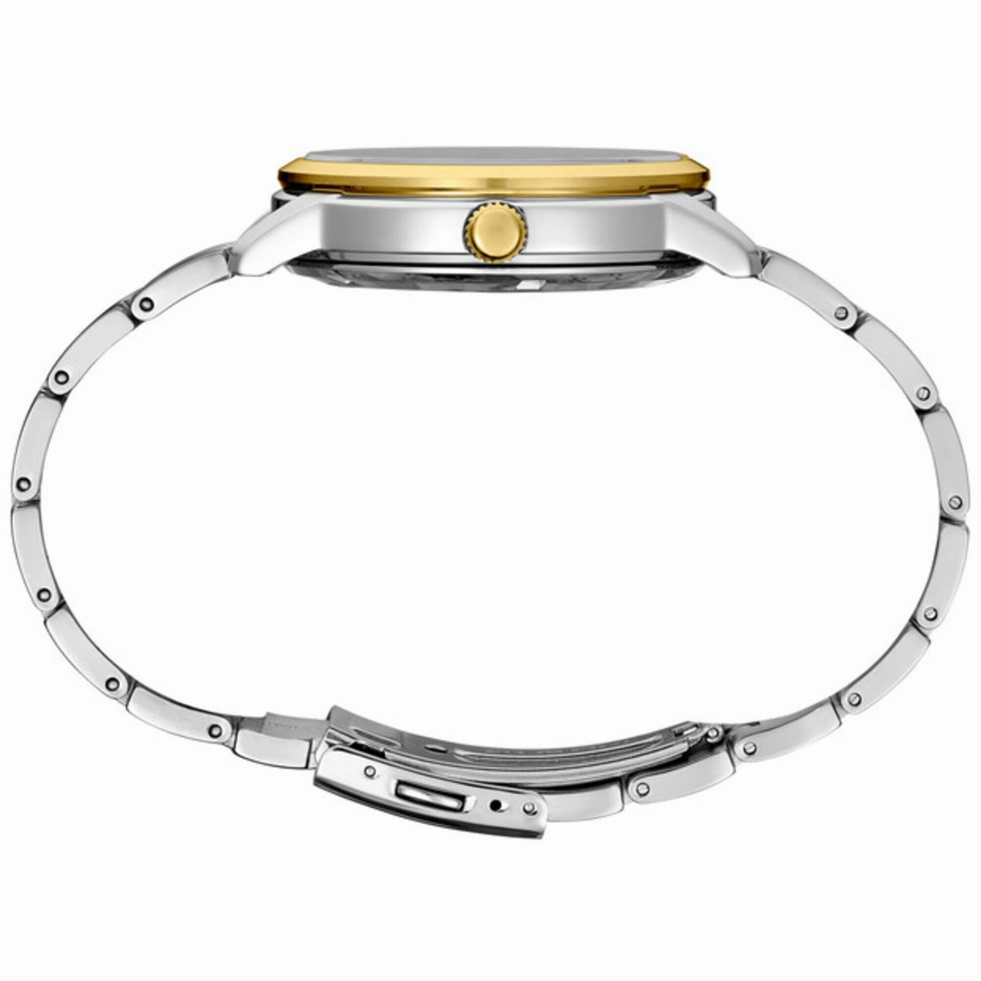 Seiko Men's Automatic Watch - Essentials Silver Tone Dial Two Tone Bracelet | SRPH92