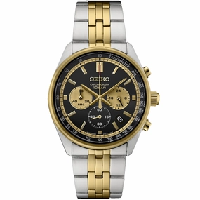 Seiko Men's Essentials Black Dial Watch