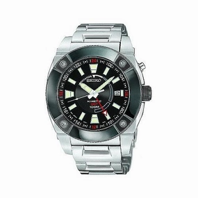 Seiko Men's Kinetic GMT Watch SUN005