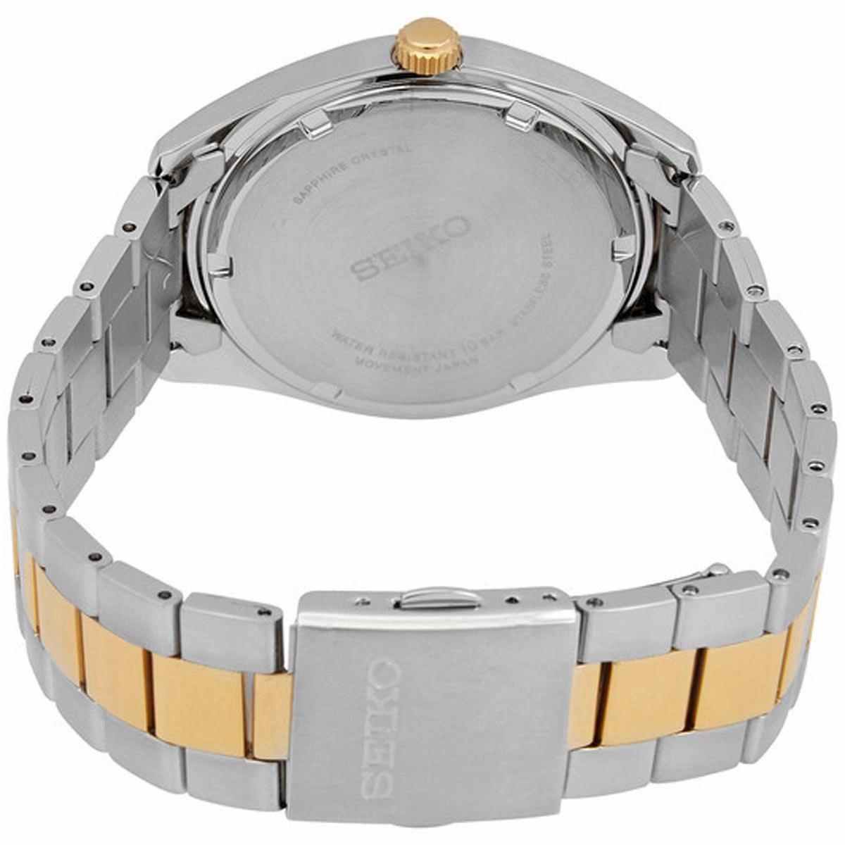 Seiko Men's Quartz Watch - Neo Classic Silver Dial Two Tone Steel Bracelet | SUR446P1