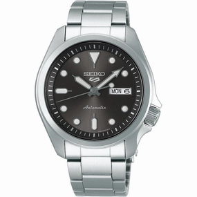 Seiko Men's Watch - 5 Sports Automatic Power Reserve Grey Dial Bracelet | SRPE51K1