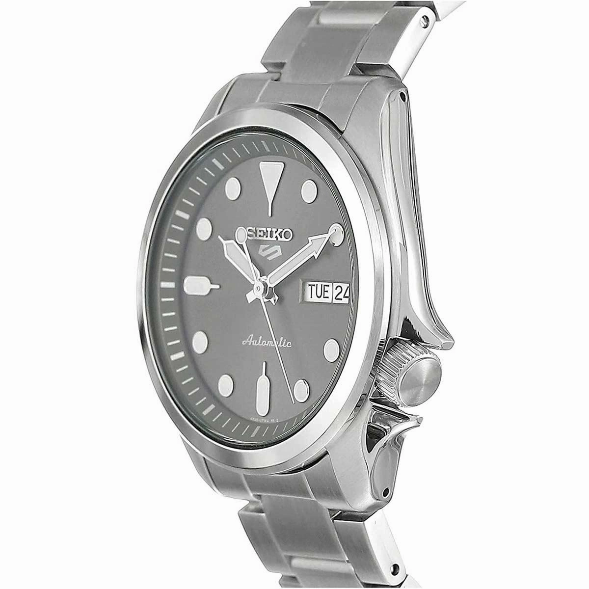 Seiko Men's Watch - 5 Sports Automatic Power Reserve Grey Dial Bracelet | SRPE51K1