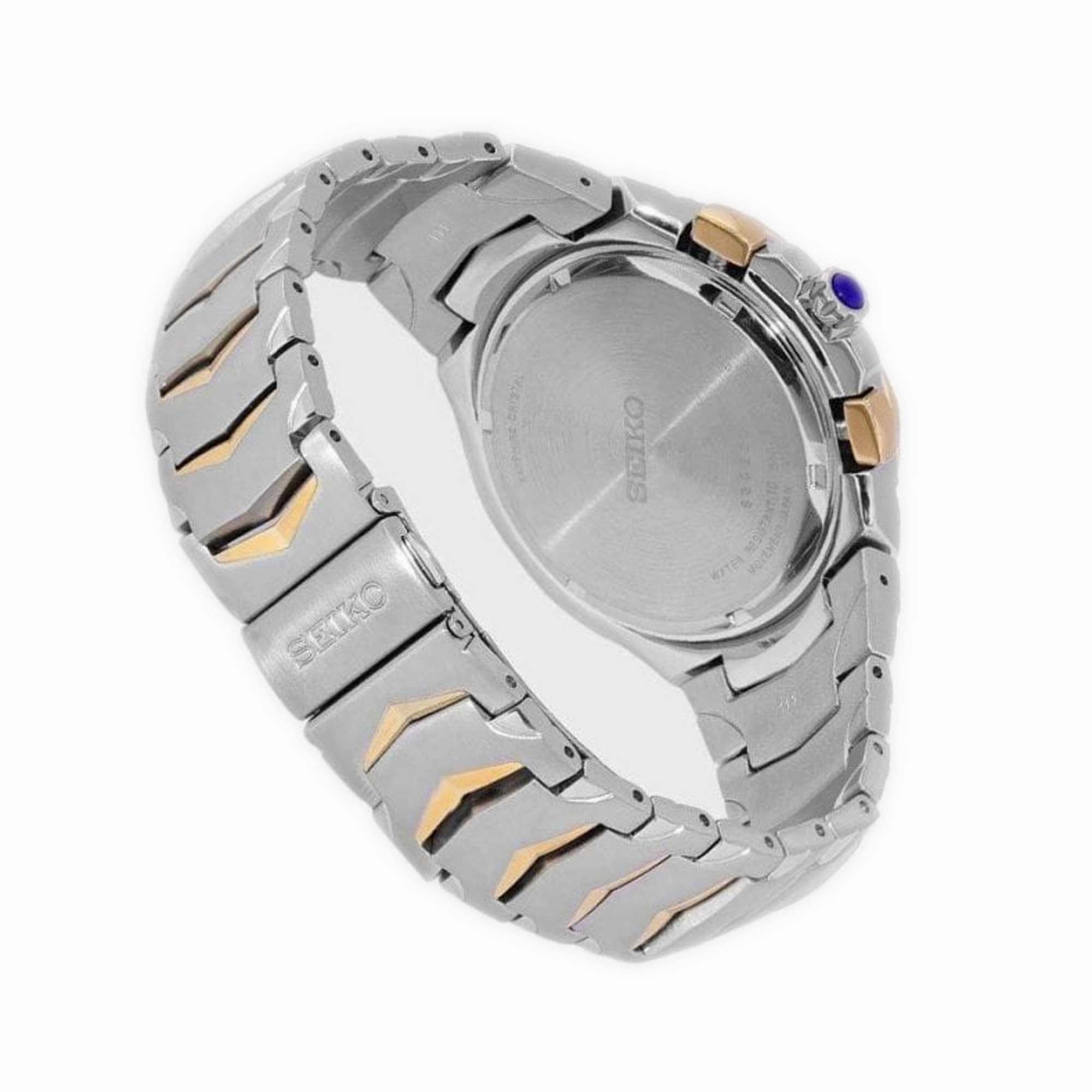 Seiko Men's Watch - Coutura Power Reserve Blue Dial Two Tone Bracelet | SSC642P1