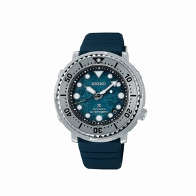 Seiko Men's Watch - Prospex Automatic Rotating Bezel Blue Silicone Strap | SRPH77K1