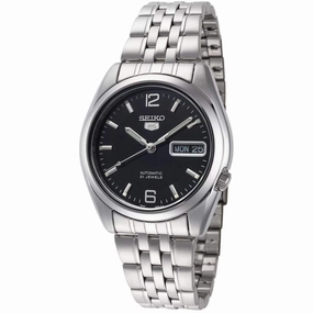 Seiko Men's Watch - Series 5 Date Display Steel Bracelet Power Reserve | SNK393K1