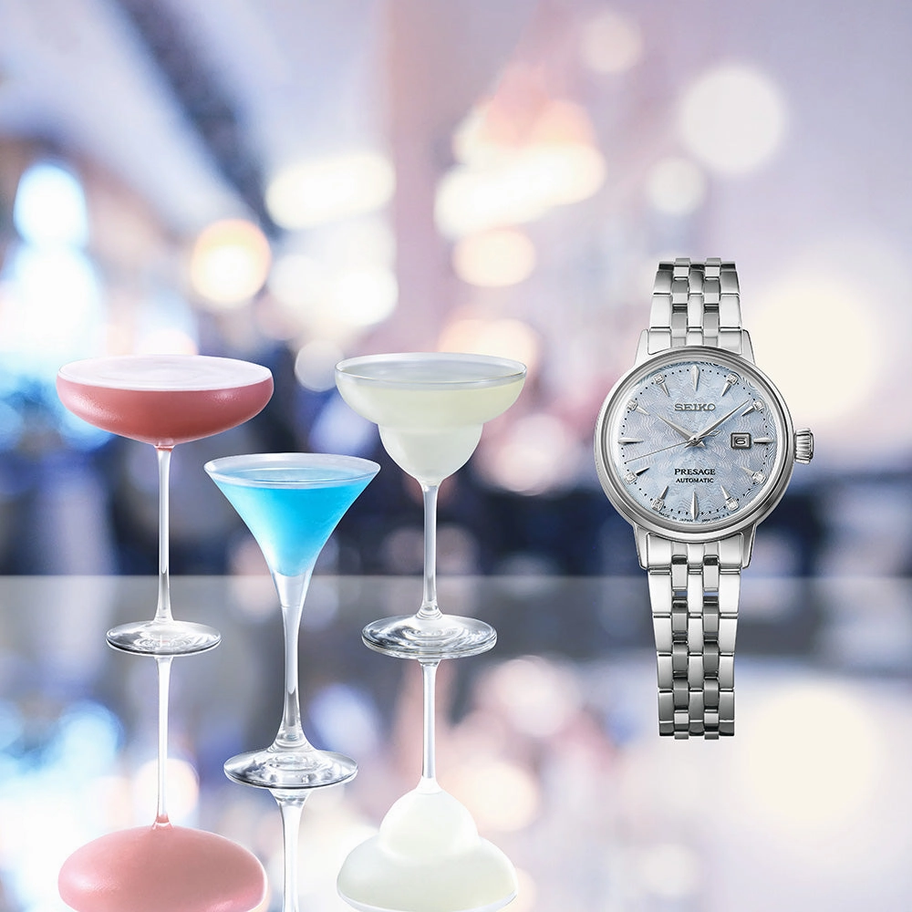 Seiko Presage SRE007J 'Skydiving' Cocktail Time