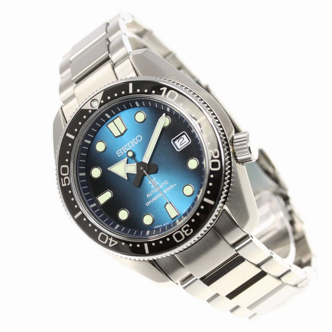 Seiko Prospex Great Blue Hole SPB083J1 Automatic Diver Watch for Men's