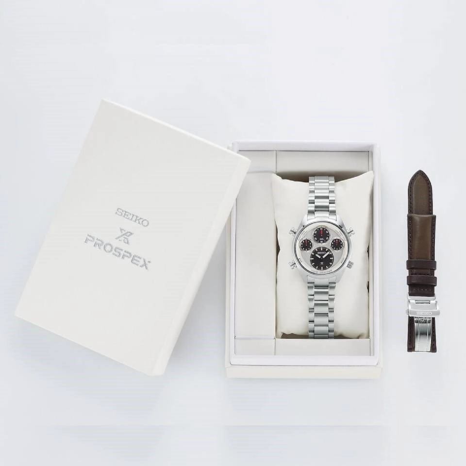 Seiko Prospex Speedtimer 1/100th Chronograph Solar 100th Annivesary Watch SFJ009P1 - Limited Edition