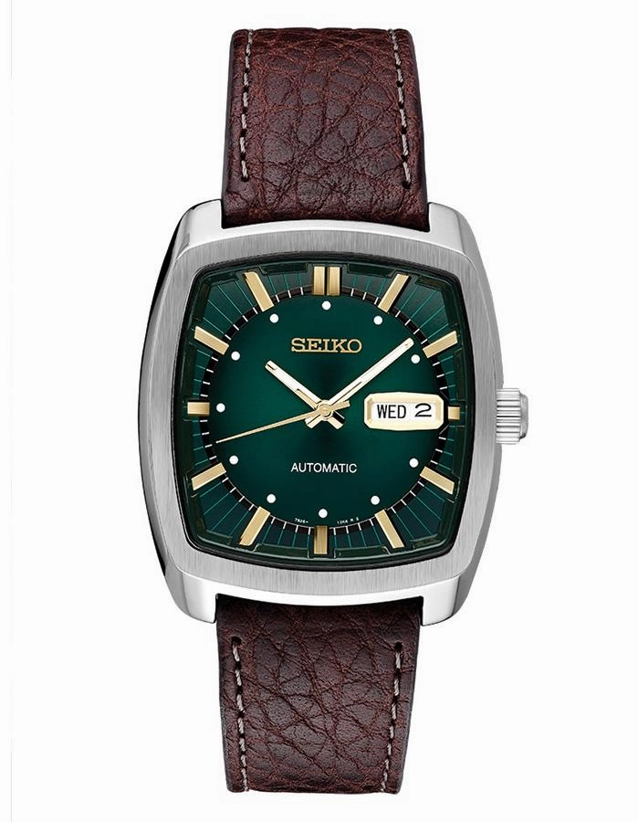 Seiko ReCraft Mens Automatic - Stainless Steel - Green Dial