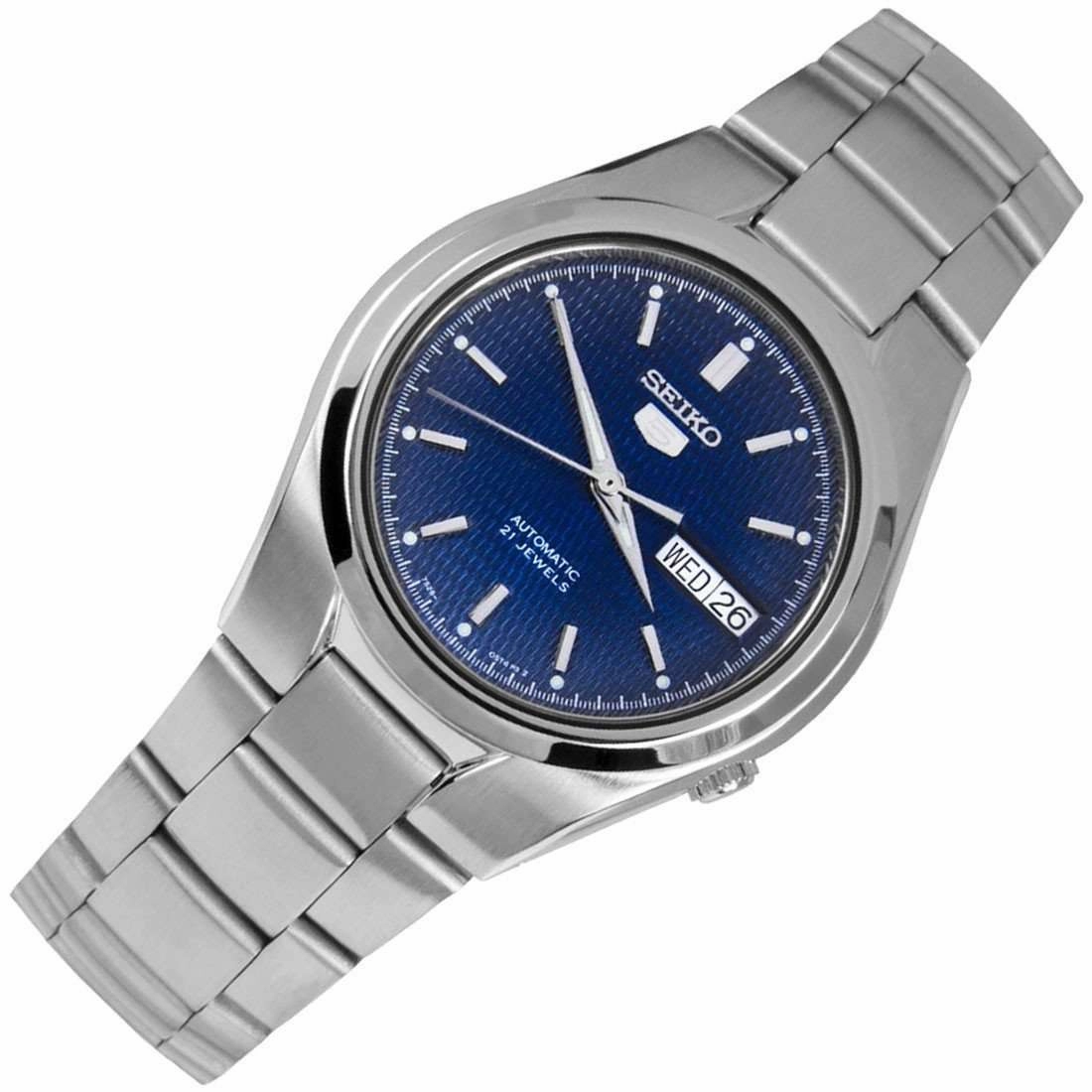 SEIKO SNK603K1 Automatic Blue Dial Silver Stainless Steel Watch for Men