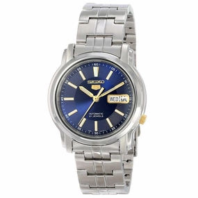 Seiko SNKL79 Men's 5 Automatic Blue Dial Stainless Steel Bracelet Watch