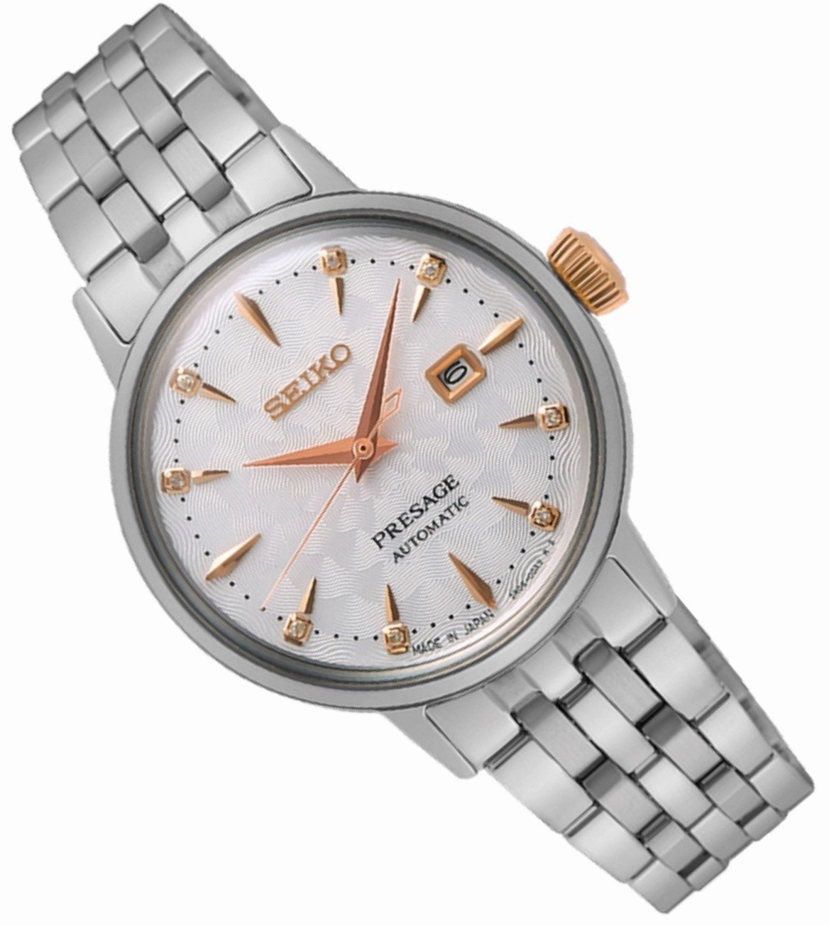 Seiko SRE009J1 Presage Cocktail Time Skydiving Automatic Watch for Women