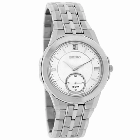 Seiko SRK009 Men's Le Grand Sport Silver Dial Stainless Steel Bracelet Watch