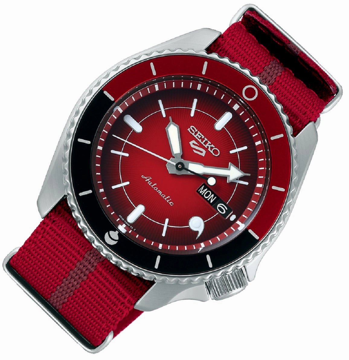 Seiko SRPF67K1 5 Naruto Series Sarada Uchiha Limited Edition Automatic Watch for Men's