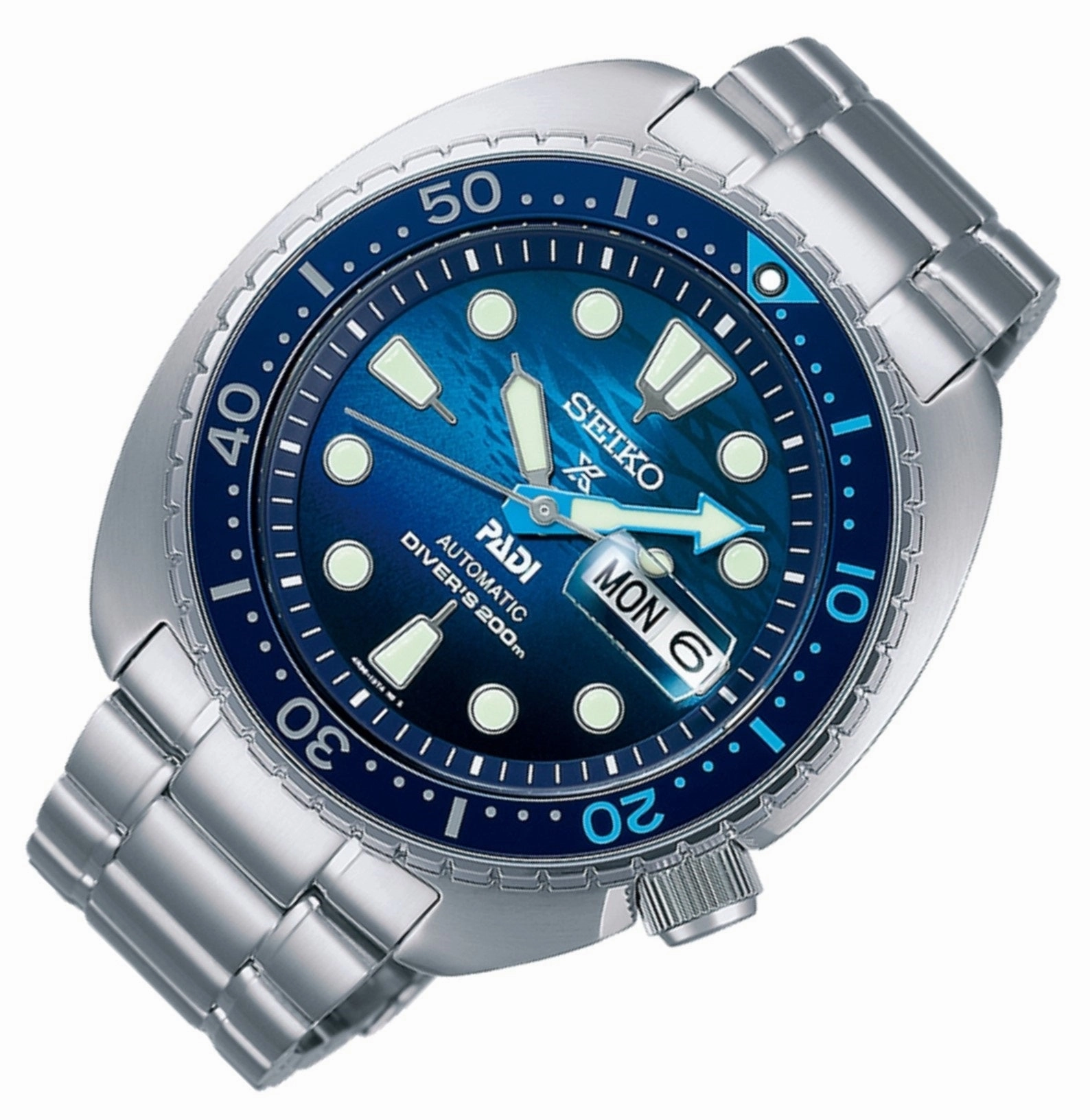 Seiko SRPK01K1 Prospex King Turtle Padi Special Ed Automatic Watch for Men