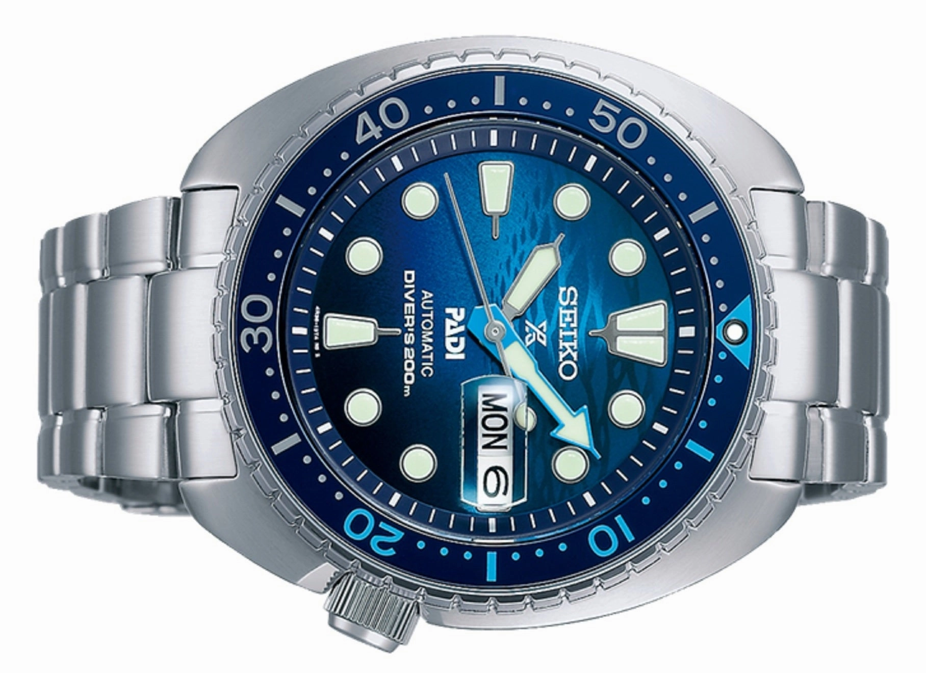 Seiko SRPK01K1 Prospex King Turtle Padi Special Ed Automatic Watch for Men