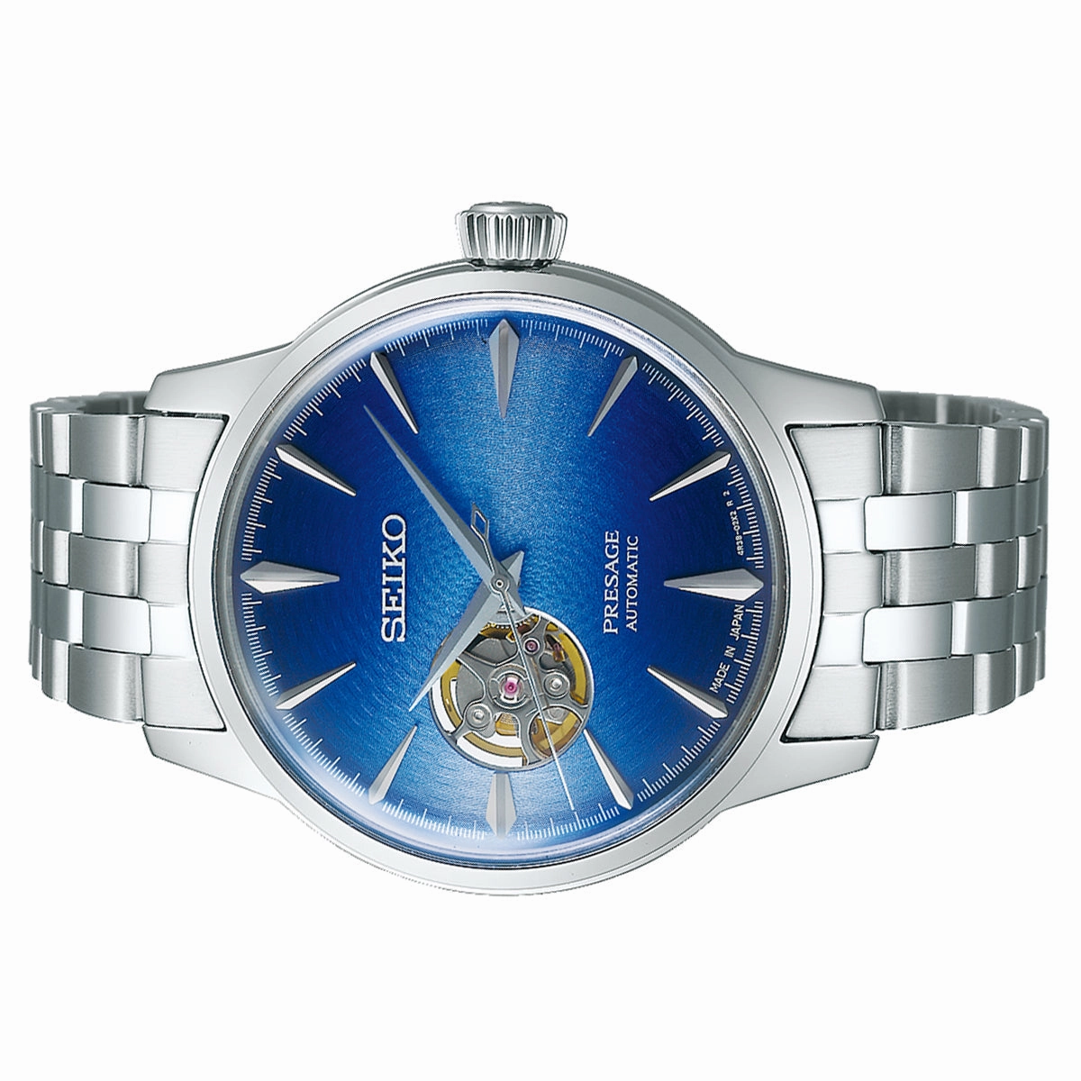 Seiko SSA439J1 Presage Cocktail Blue Acapulco Automatic Watch Men