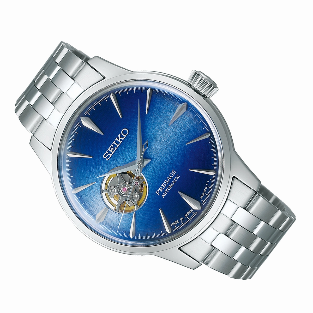 Seiko SSA439J1 Presage Cocktail Blue Acapulco Automatic Watch Men